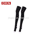 Sexy women knees striped stockings foot nylon stockings wholesale hot sale long tights socks